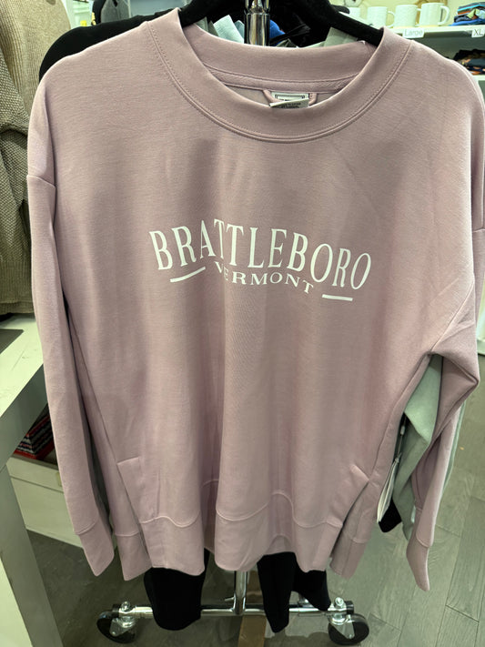 Lilac Split Side Sweatshirt