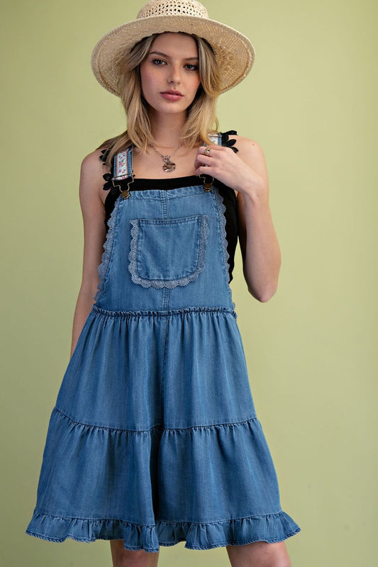 Overall Ruffle Jumper