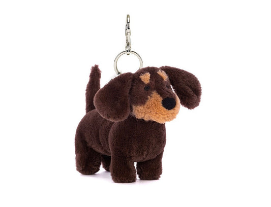 Otto Sausage Dog Bag Charm JellyCat