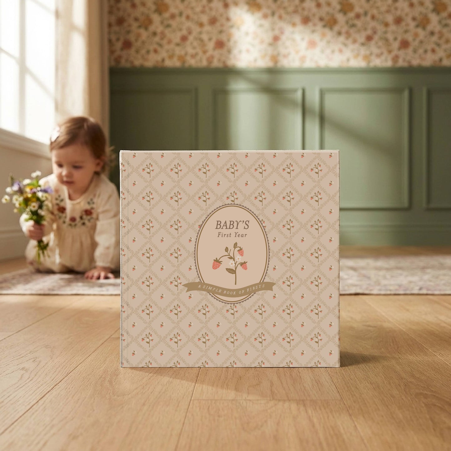 Lucy Darling - Cottage Garden First Year Baby Memory Book