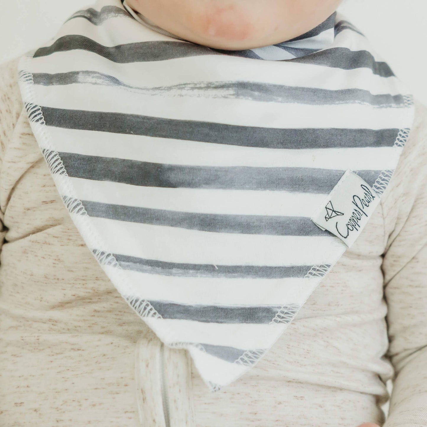 Copper Pearl - 4 Pack Baby Bandana Bibs - Noah