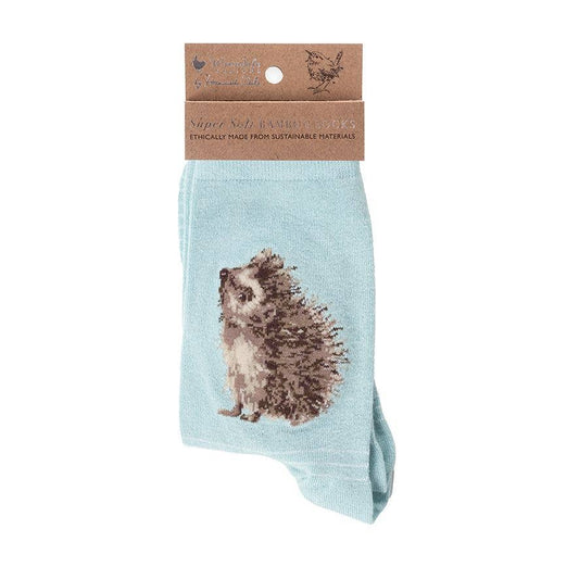 Wrendale Designs - Hedgehog Sock - Hedgehugs - Green