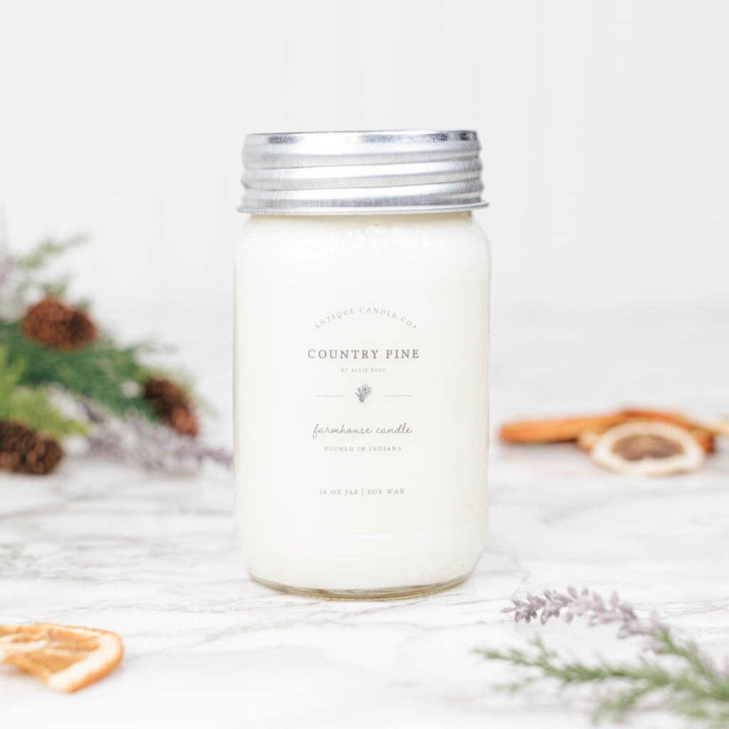 Antique Candle Co.® - Country Pine - Soy Wax Mason Jar Candle