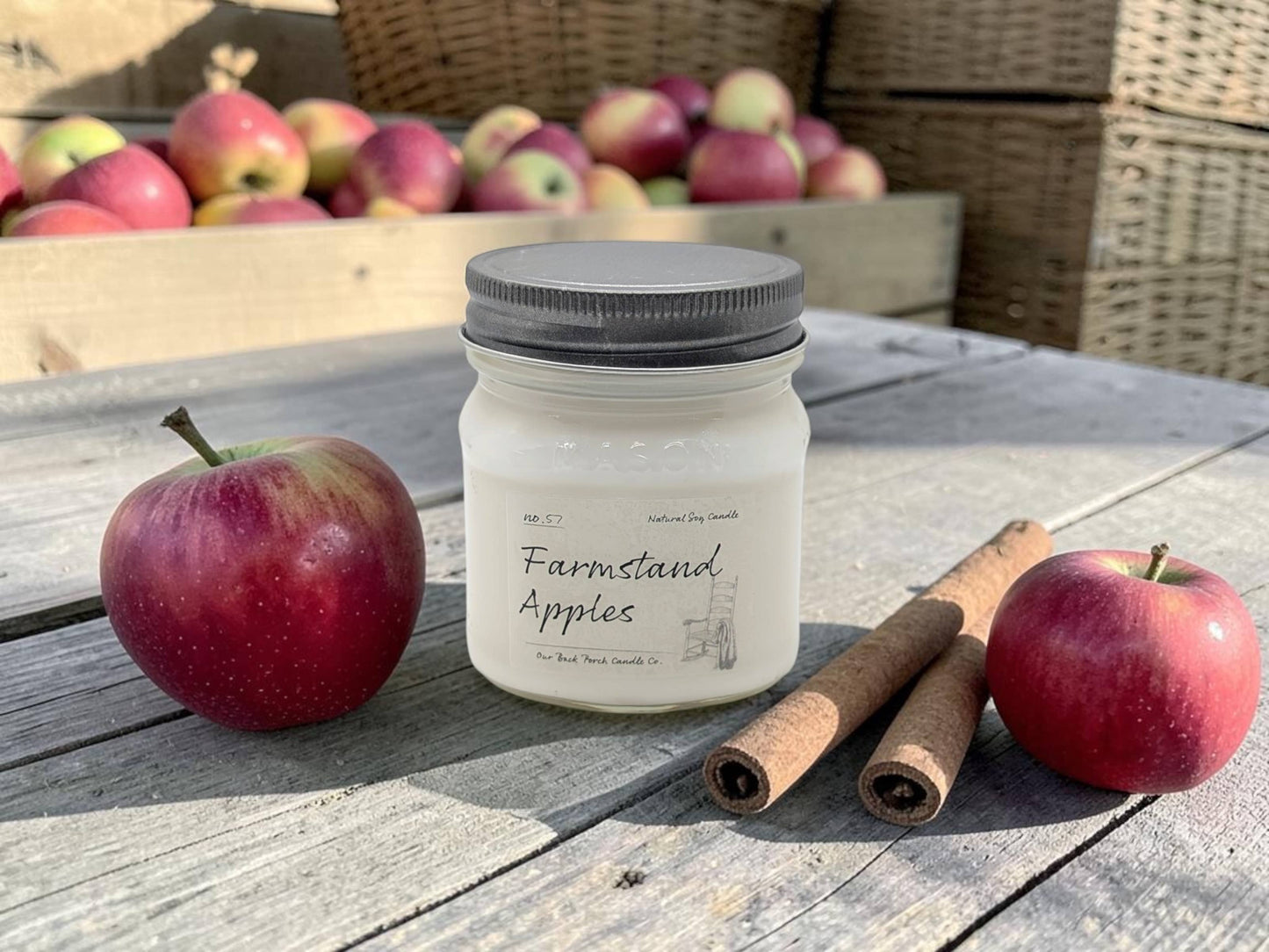 Back Porch Candle Co - Farmstand Apples | Soy Candle | Farmhouse