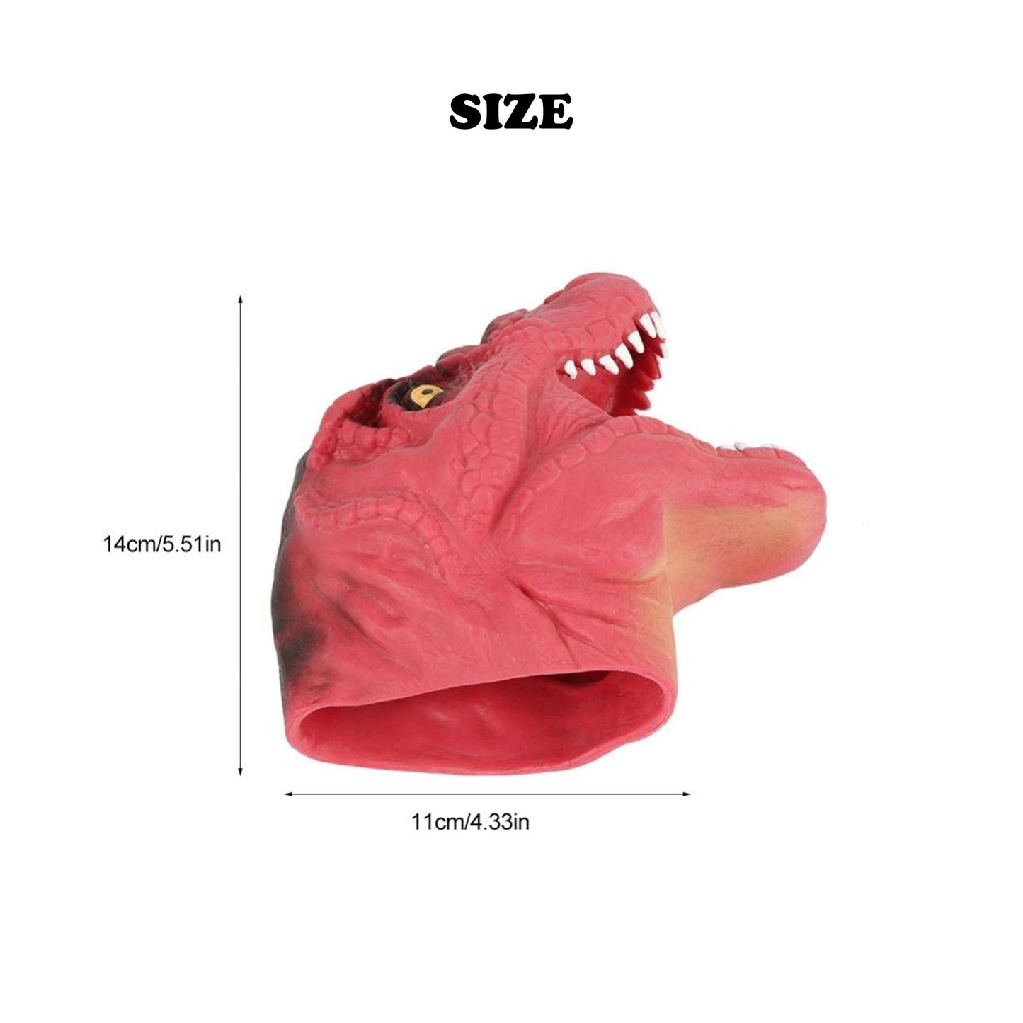 JSBlueRidge Toys - Dinosaur Head Hand Puppet Kids Toy- Assorted in Bulk