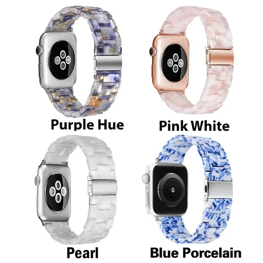 ShopTrendsNow - Resin Bracelet Light Weight Bands for Apple Watch