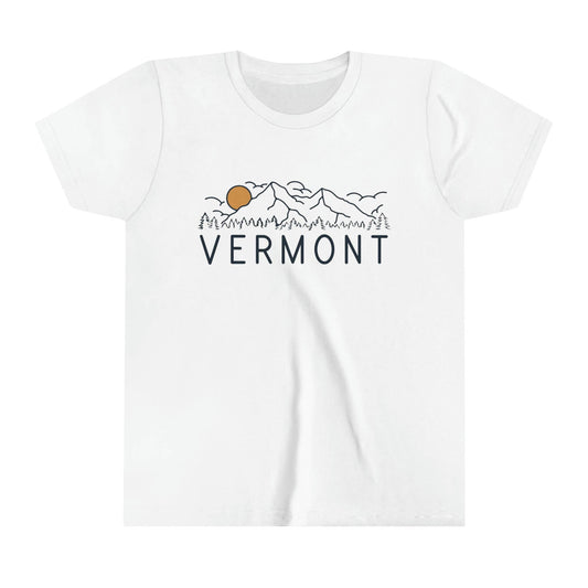 Hey Mountains - Vermont Youth T-Shirt - Unisex Kids Vermont Shirt