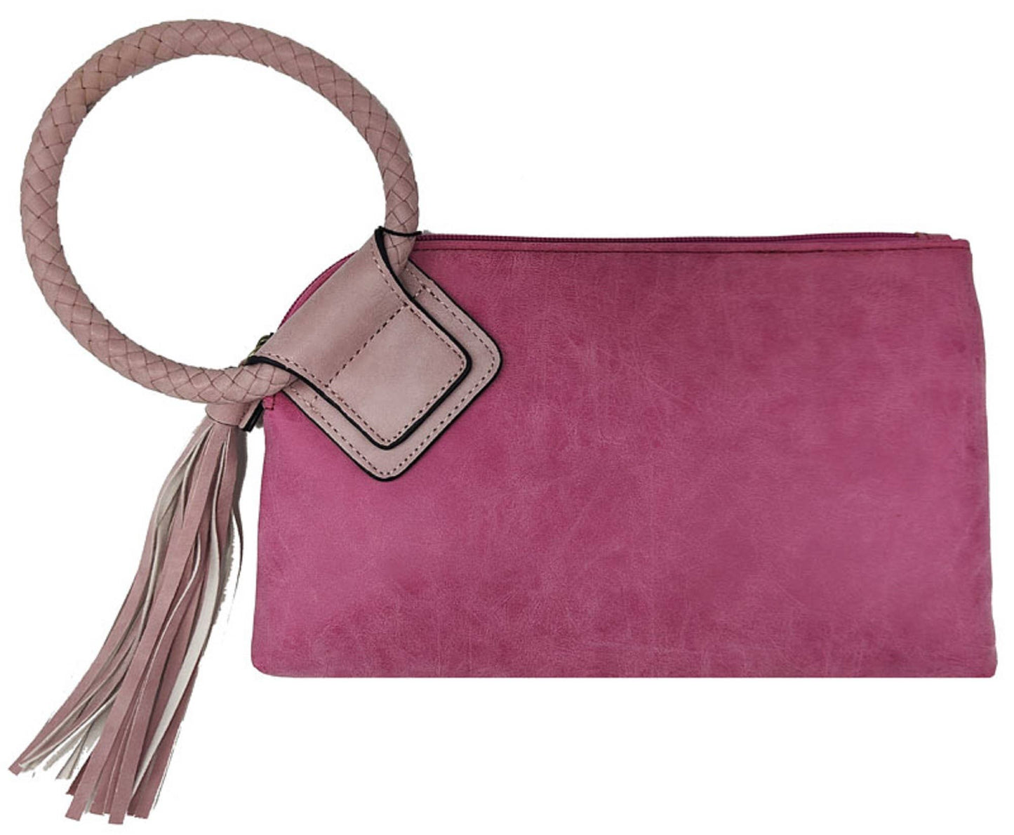 MiMi Wholesale - BP204 Fashion Cuff Handle Tassel Wristlet Clutch