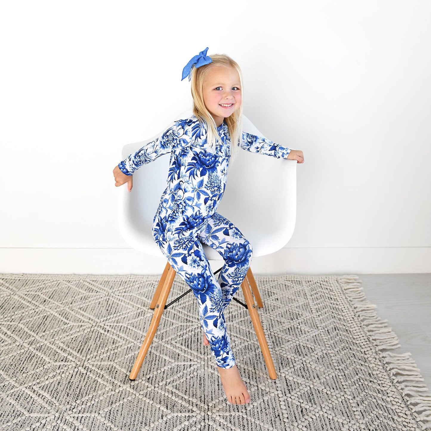 Gigi and Max - Hattie TWO PIECE - NO BUTTON Bamboo Toddler Lounge Set