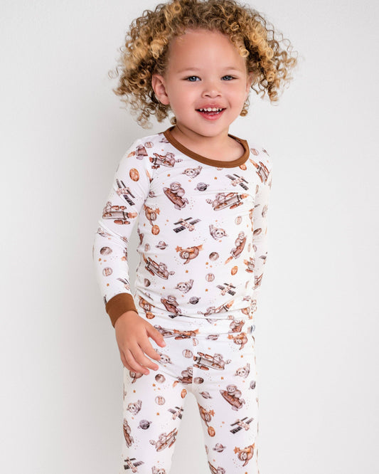 Jammie Session formerly Big Dreams Little Jammies - Outersloth (Space) Long Sleeve PJ's