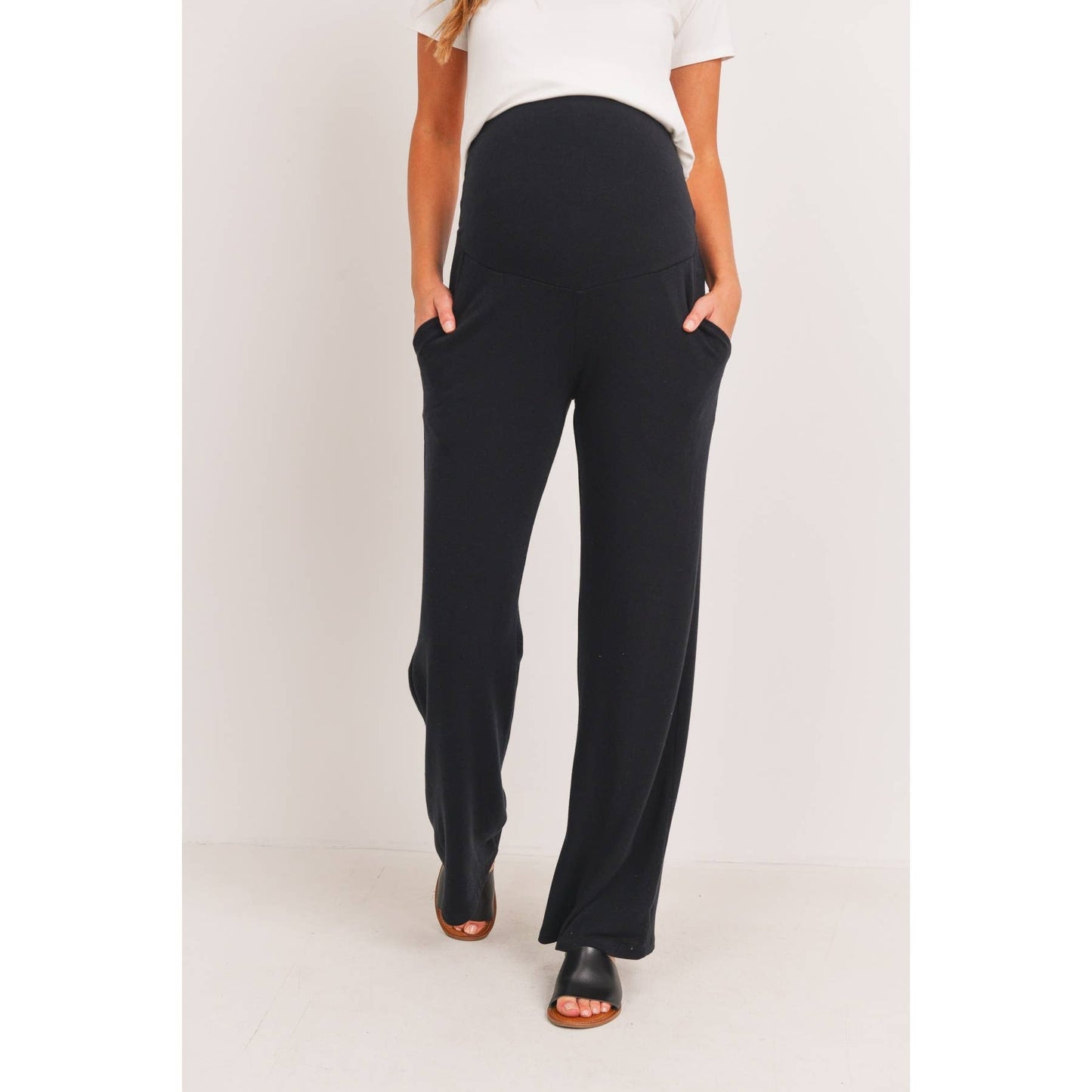 Hello Miz - Straight Leg Maternity Terry Lounge Pants