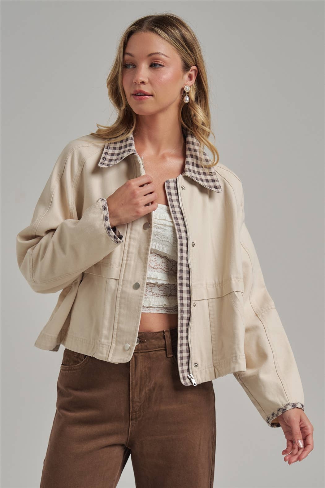 BON - VINTAGE OXFORD CANVAS TWILL FALL JACKET_JLT00253-01