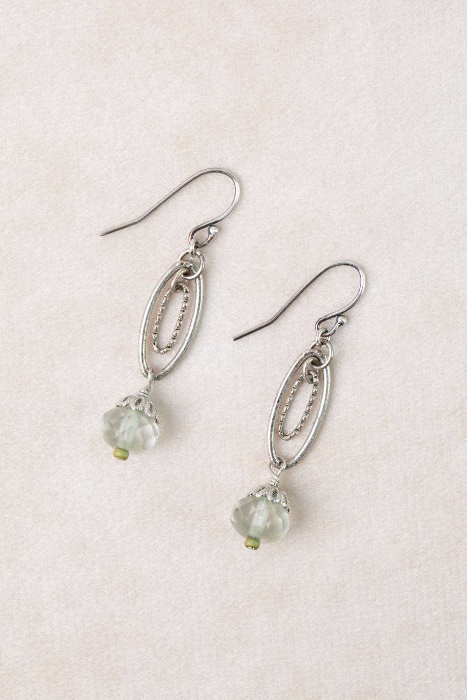 Anne Vaughan Designs Jewelry - Mint Julep Czech Glass Dangle Earrings