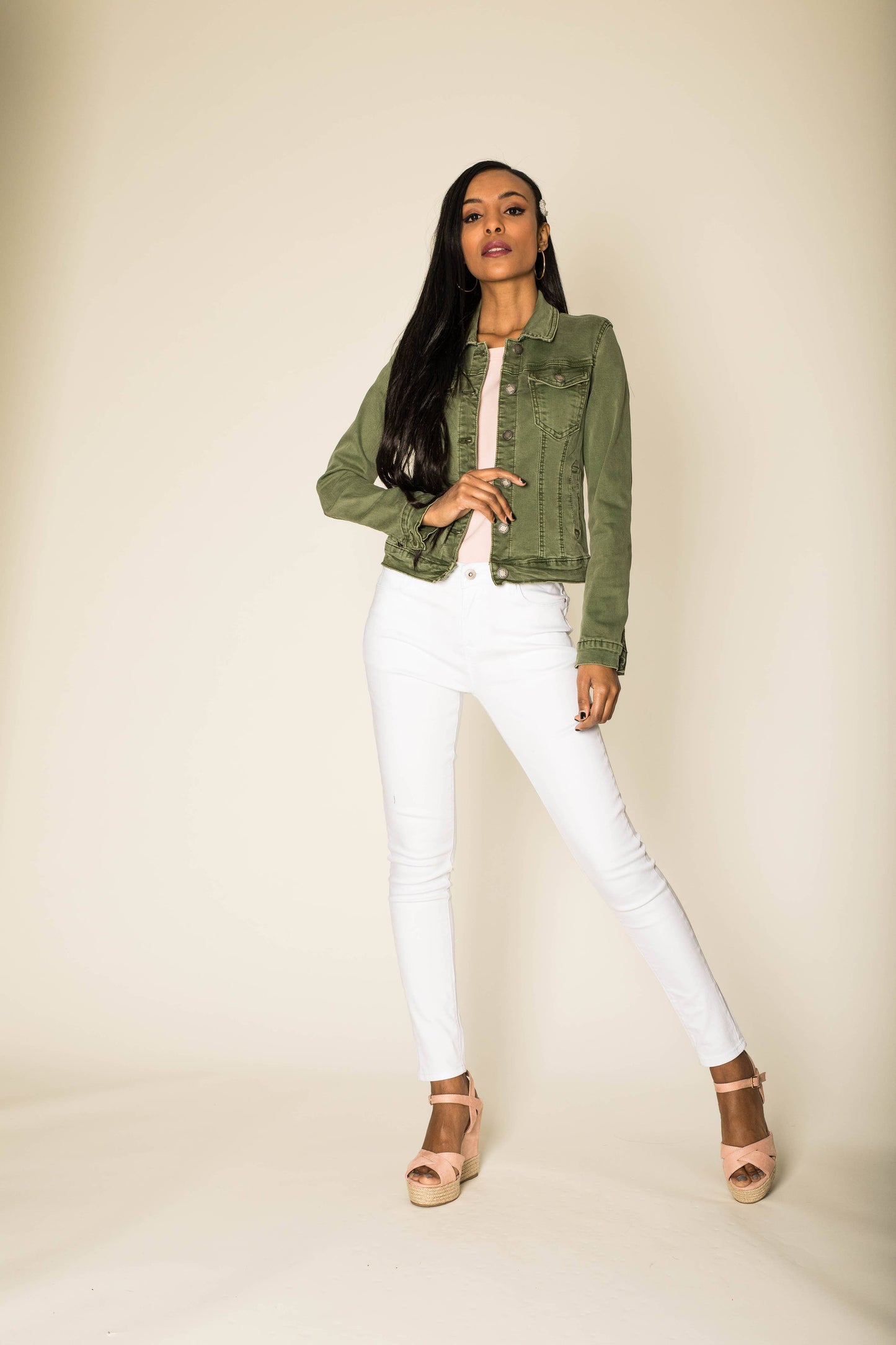 Nina Carter - Stretch fitted jacket Color J212A