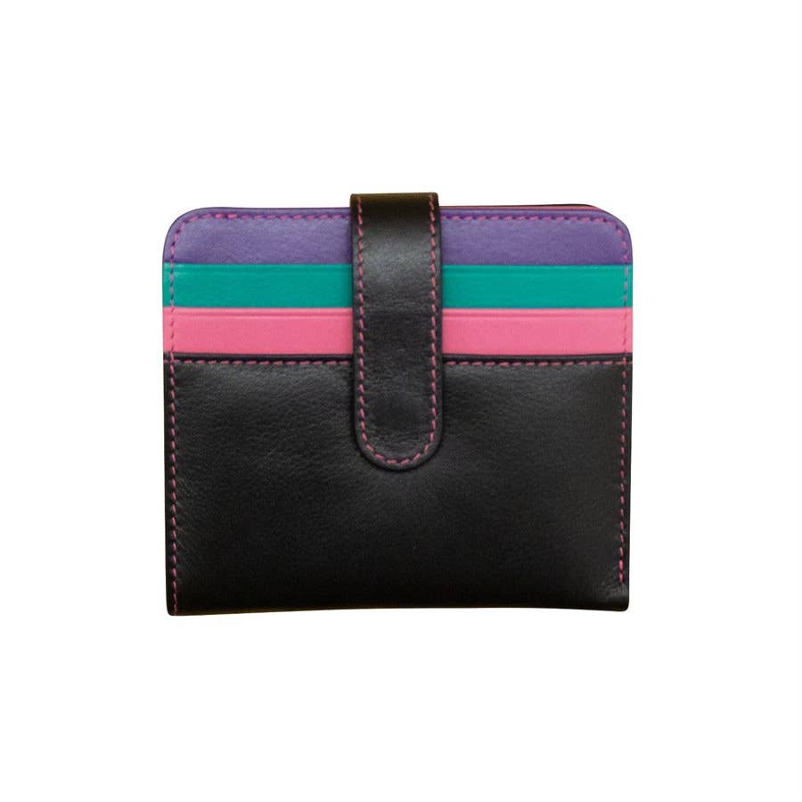 ili New York - Small Leather Wallet - Credit Card Holder - 7301