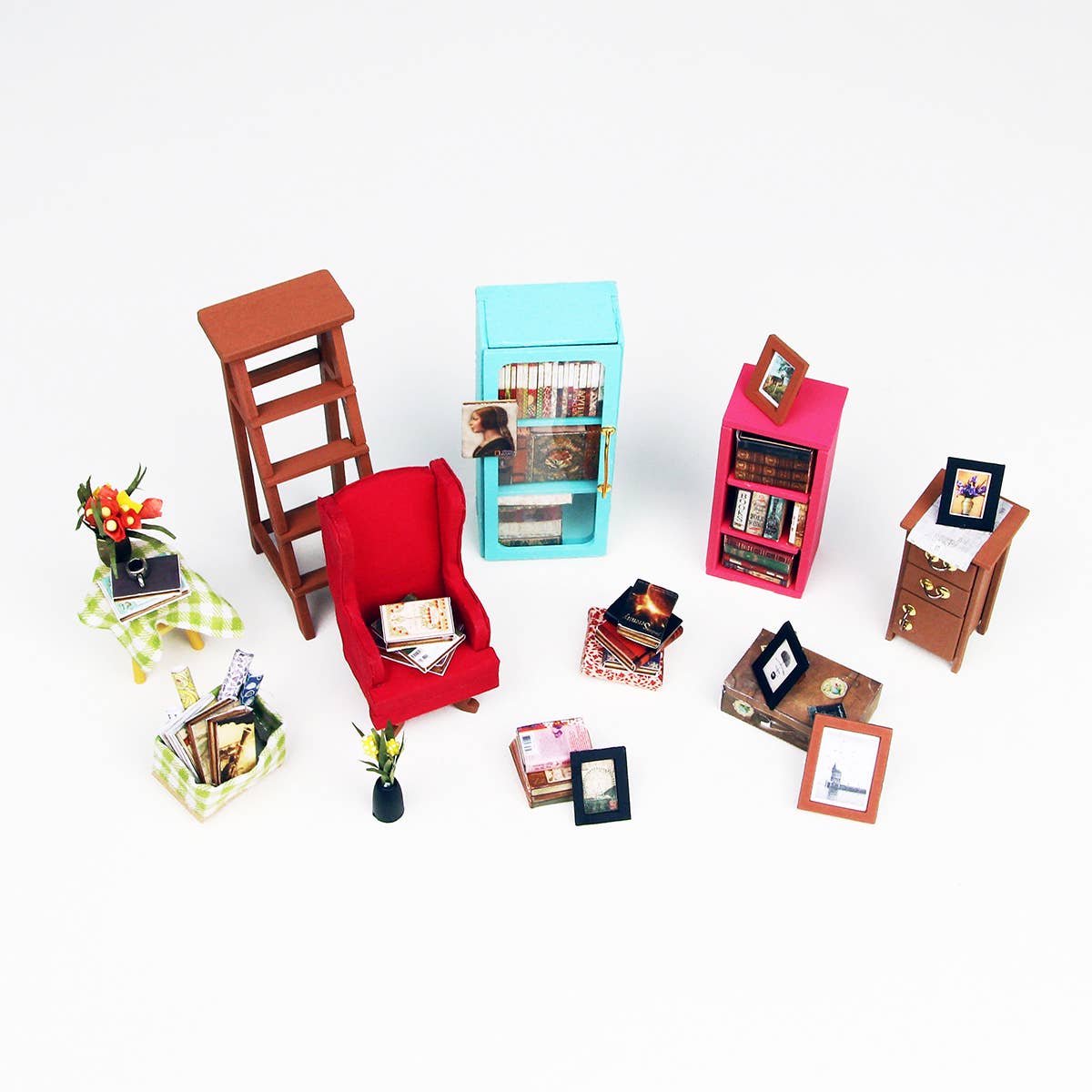Hands Craft - DIY Miniature House Kit: Sam's Study