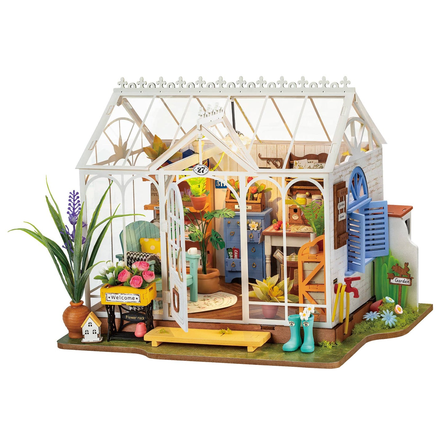 Hands Craft - DIY Miniature House Kit: Dreamy Garden House