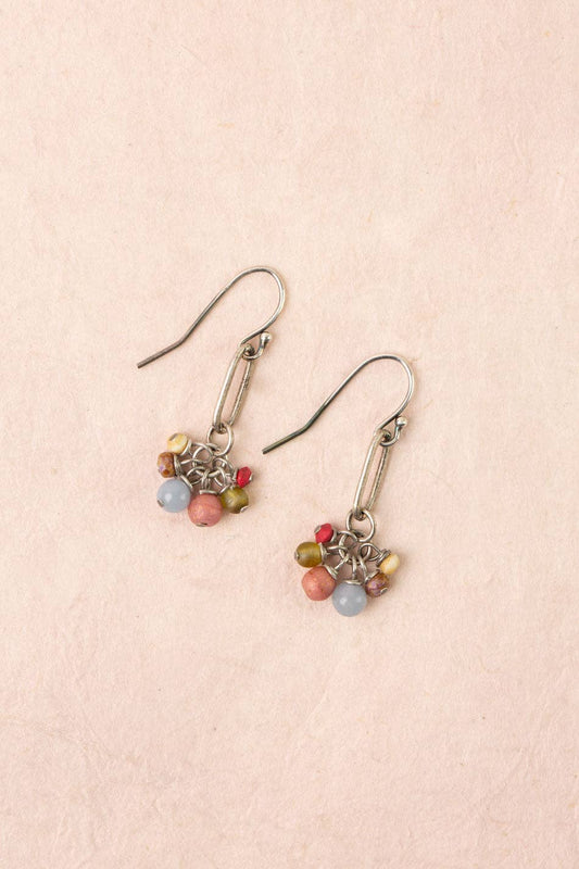 Anne Vaughan Designs Jewelry - Leilani Czech Glass, Jade Dangle Earrings