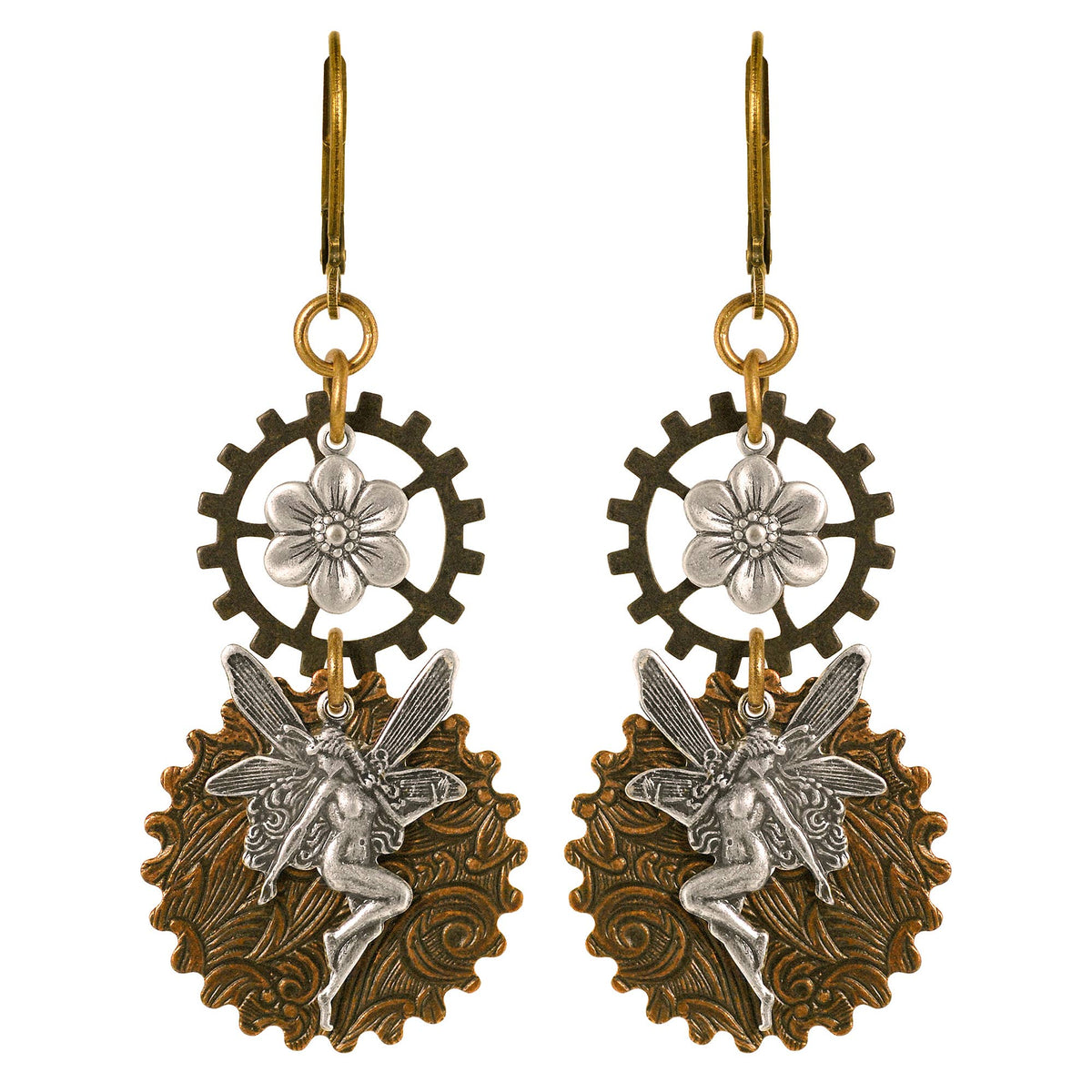 NoMonet - Steampunk: Steam Fairy Steampunk Earrings