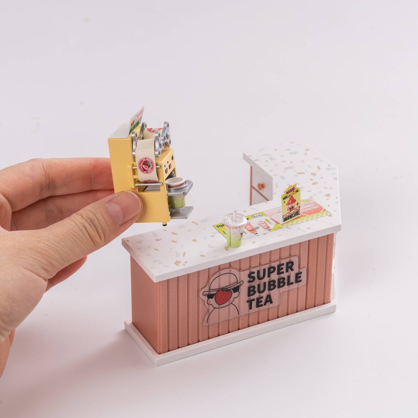 Hands Craft - DIY Miniature House Kit: Double Joy Bubble Tea
