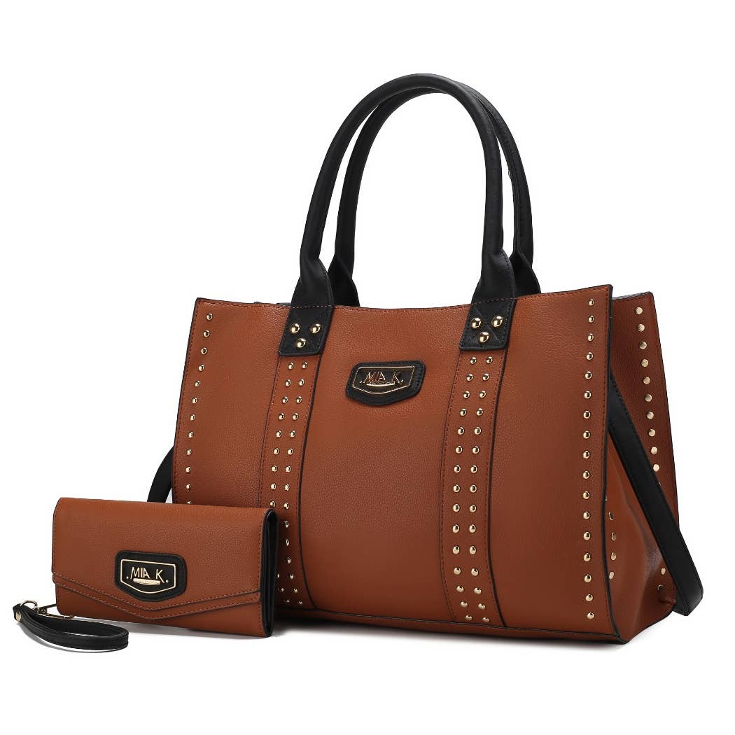 MKF Collection - MKF Davina Tote Handbag and Wallet Vegan Leather Women