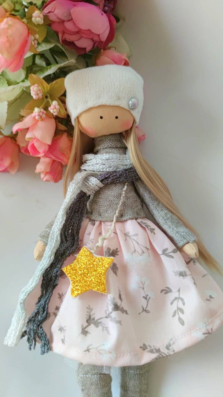 ChernikovaNataliya - Heirloom Cloth Rag Doll, Toddler Gift, Nursery Decor