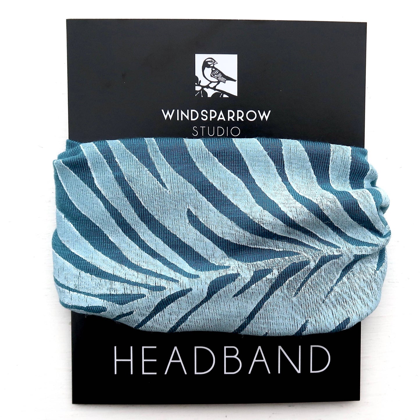 Windsparrow Studio - Headband - Palm Leaf (white ink)