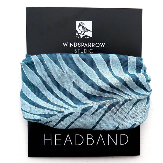 Windsparrow Studio - Headband - Palm Leaf (white ink)