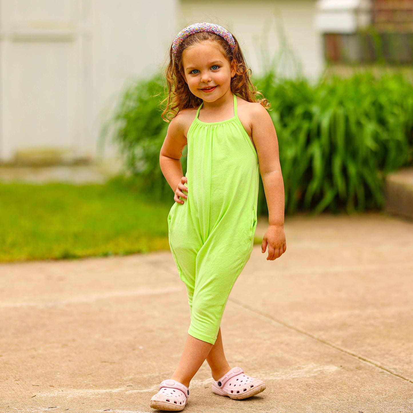 Frog Sac - Kids Padded Headband - Chunky Sequin Hair Band