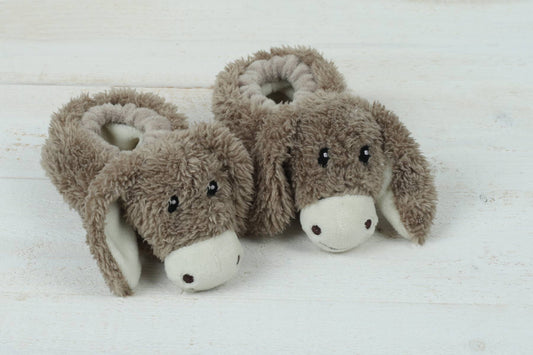 Jomanda Soft Toys & Accessories - Donkey House Shoes Baby Slippers (0-6 months)