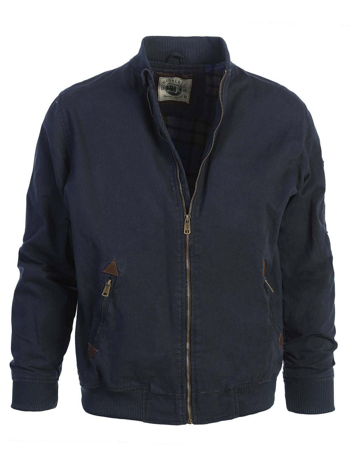 b-one inc - Men's Sportwear Full Zipper Twill Bomber Jacket GB-CJ93