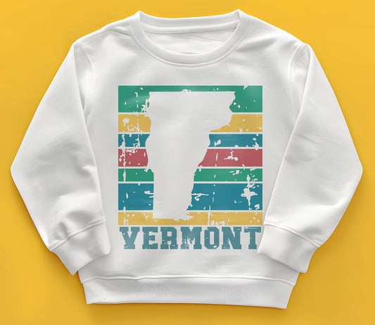 Peanut Bunny - Vermont State Pride Kid's Sweatshirt