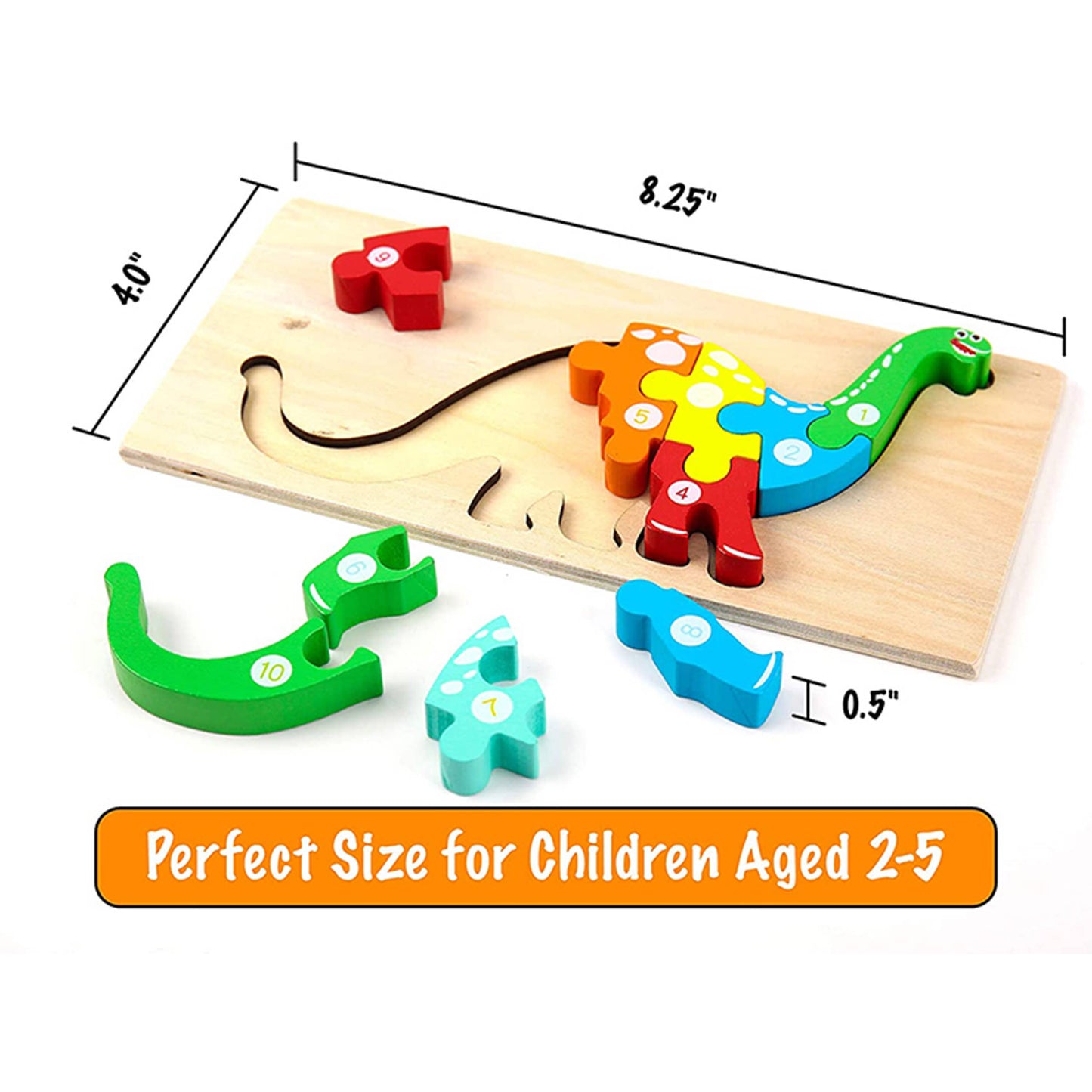 Wooden Puzzle, Educational Toy Gift - Assorted