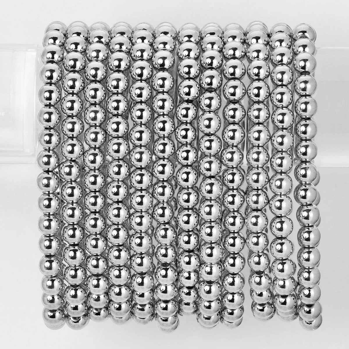Splendid Iris - Classic Beaded Stretch Bracelets
