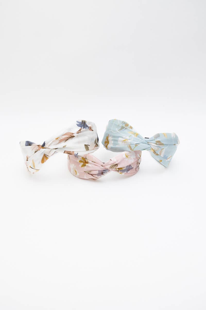 Leto Accessories - Secret Garden Satin Smooth Floral Headband 🌼