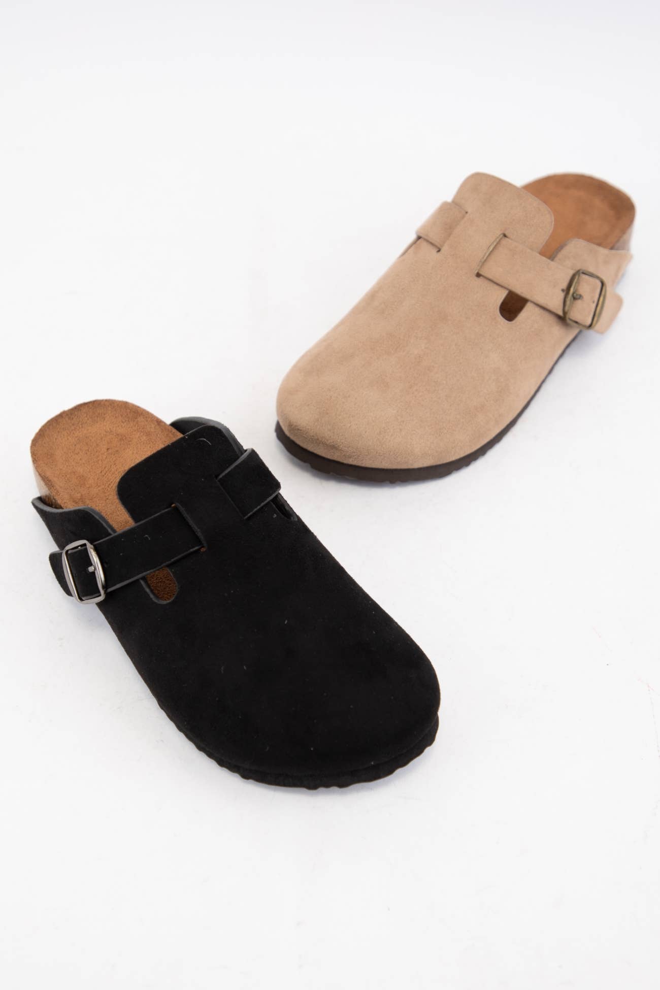 CCOCCI - REGIS ROUND TOE CLOG SANDALS WITH BUCKLE DETAIL