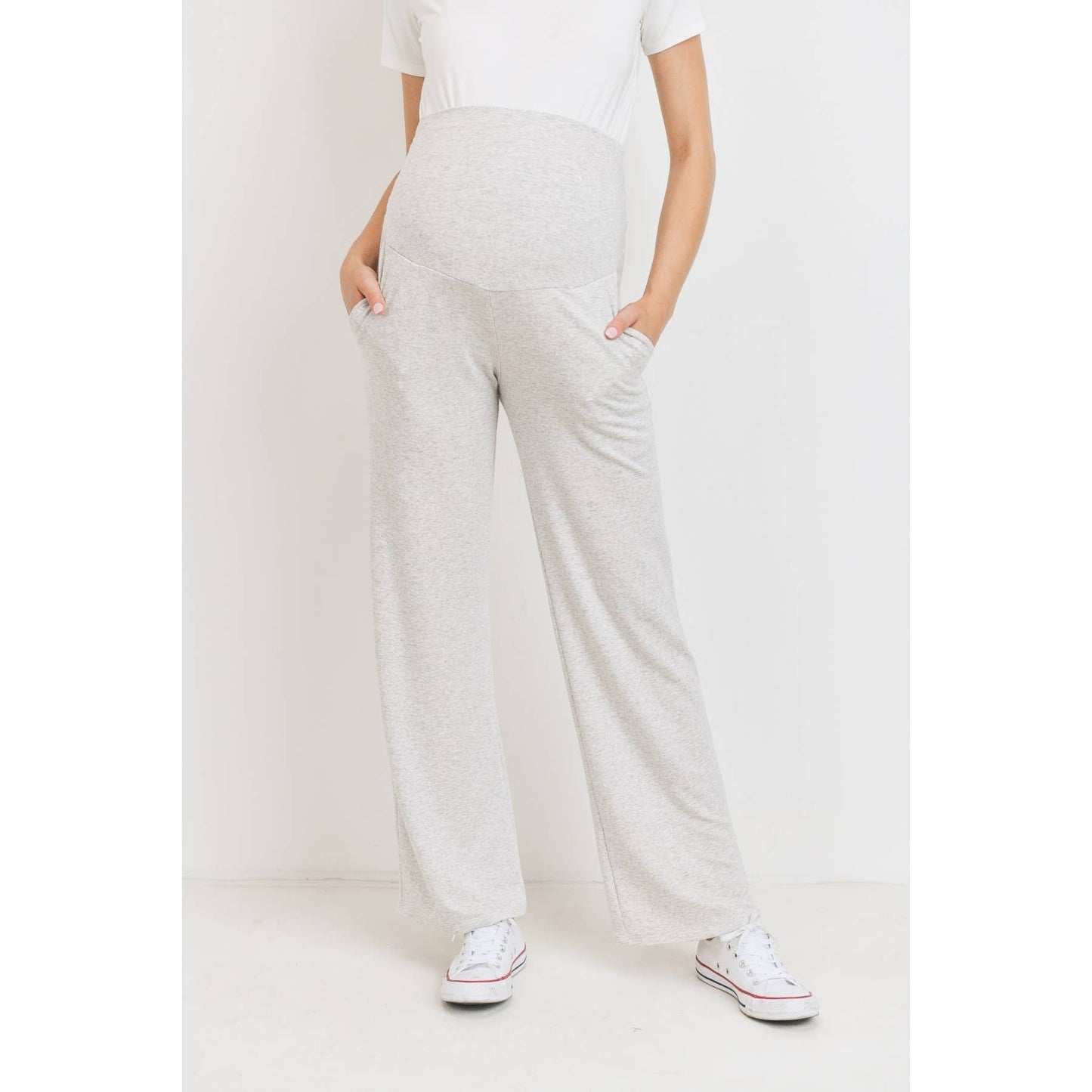 Hello Miz - Straight Leg Maternity Terry Lounge Pants