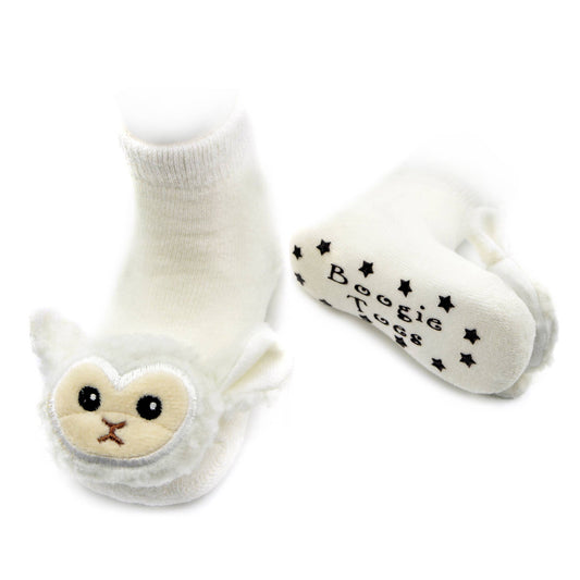 Liventi - Woolly Sheep Lamb Boogie Toes Rattle Socks