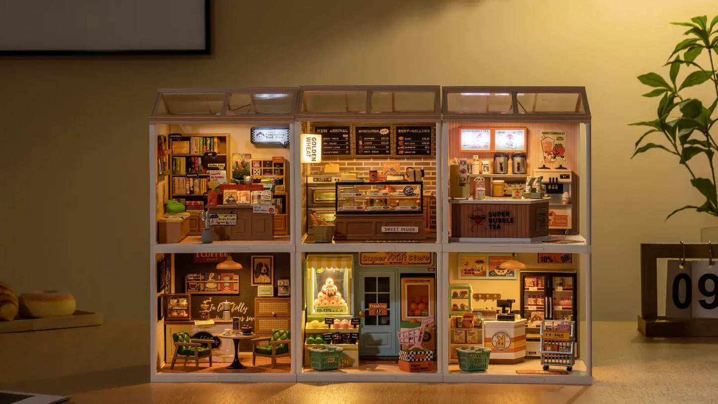 Hands Craft - DIY Miniature House Kit: Double Joy Bubble Tea