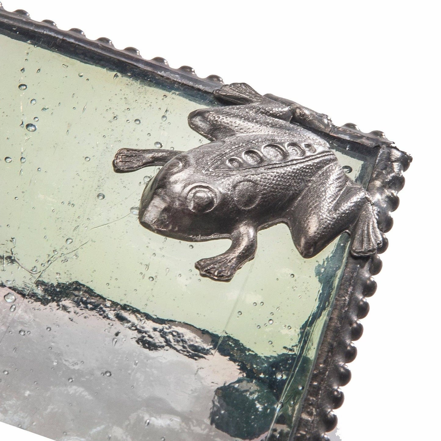 J Devlin Glass Art & Bert Anderson Collection - Box 174 Green Frog Box