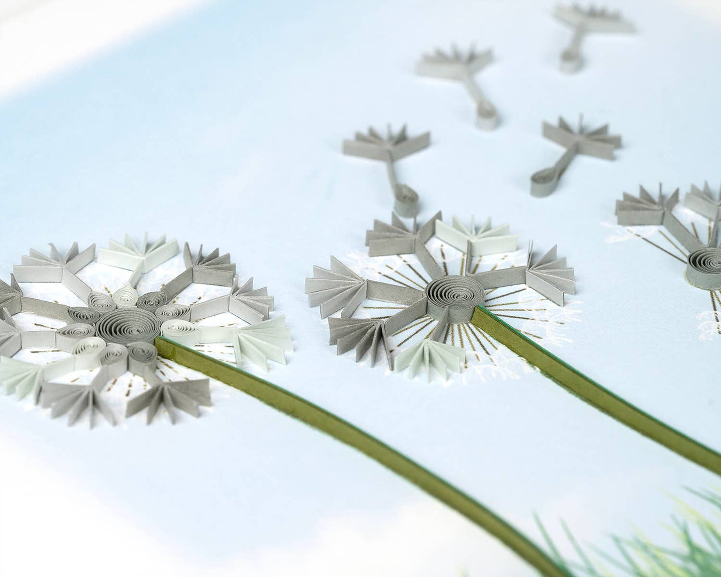 Quilling Card - Dandelions