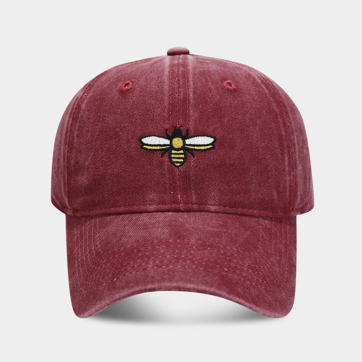 Lovenne - BEE EMBROIDERY BASEBALL CAP OUTDOOR SUN HAT CWAH2020