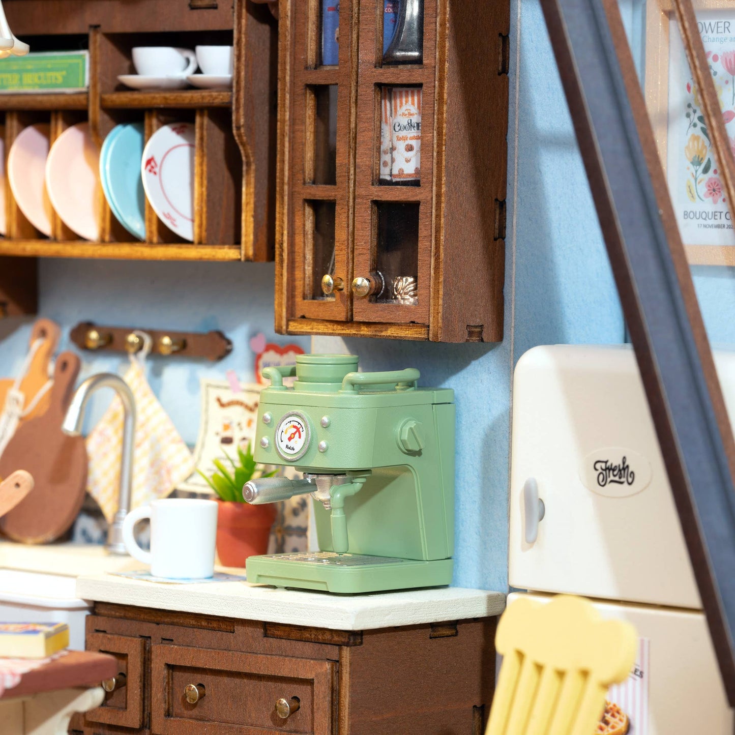 Hands Craft - DIY Miniature House Kit: Baking Kitchen