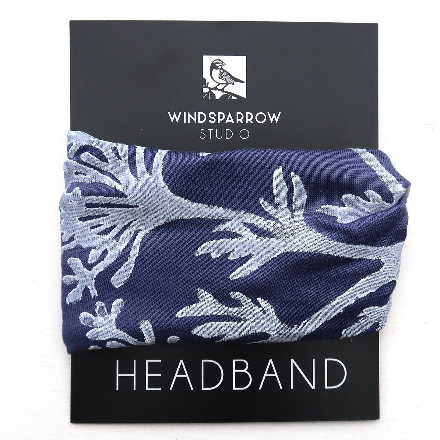 Windsparrow Studio - Headband - Parsley (white ink)