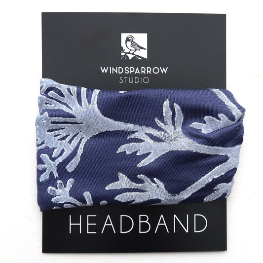 Windsparrow Studio - Headband - Parsley (white ink)