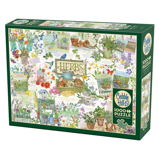 Outset Games and Cobble Hill Puzzles - Herb Garden 1000-Piece Puzzle