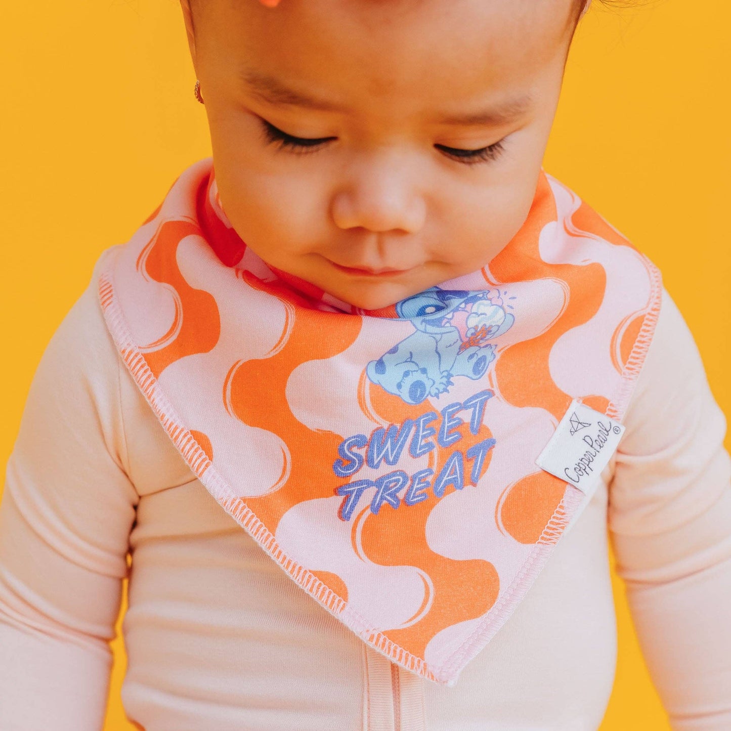 Copper Pearl - 4 Pack Baby Bandana Bibs - Disney Stitch Dreamsicles