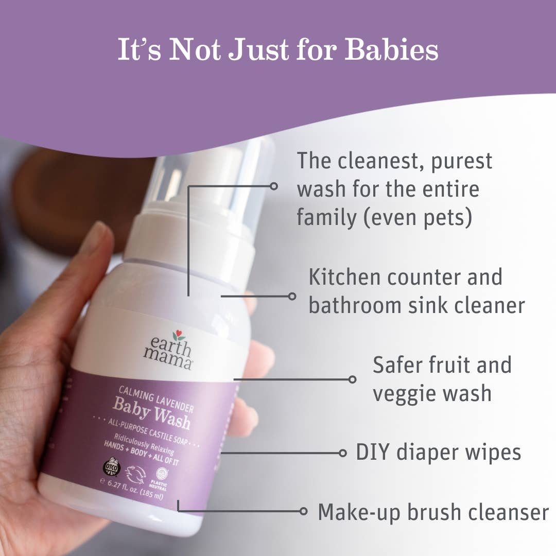 Earth Mama Organics - Calming Lavender Castile Baby Wash