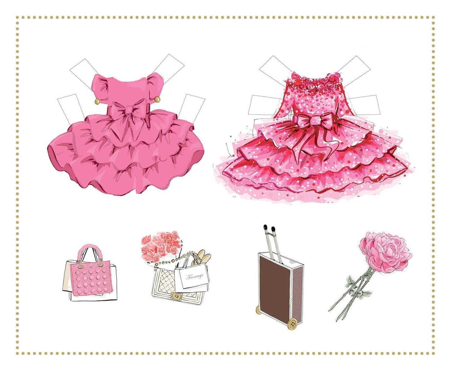 Chronicle Books - Dress Up Claris! Paper Doll Set