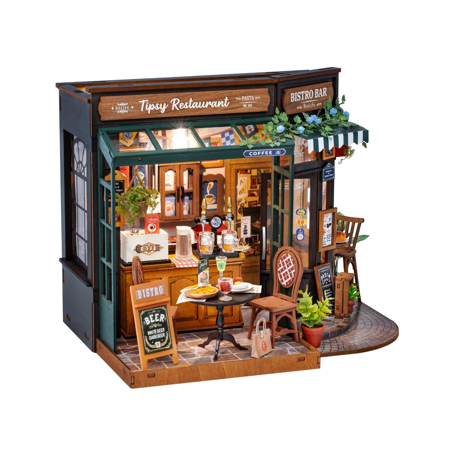 Hands Craft - DIY Miniature House Kit: Tipsy Restaurant